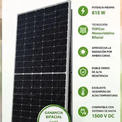Panel solar bifacial Boviet Solar 615w's photo #1