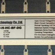 Panel solar bifacial Boviet Solar 540w's photo #1