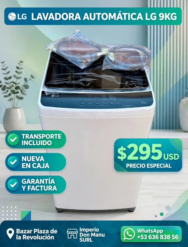 Lavadora Automática LG 9Kg's foto | Don Manu |  BizneCubano