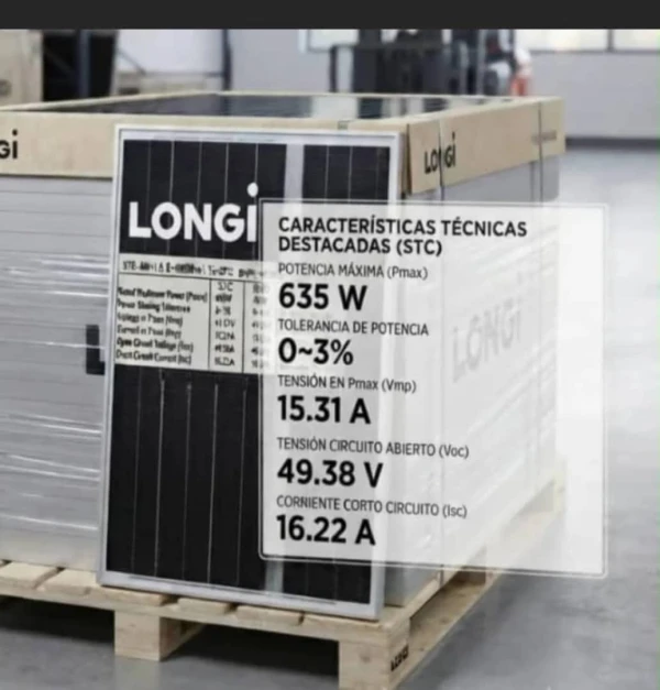 Panel solar bifacial Longi 635w's foto | Don Manu |  BizneCubano