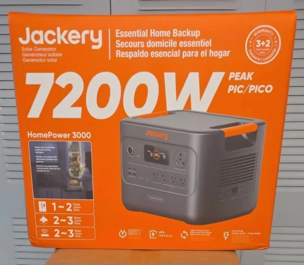 Estación de energía portátil Jackery HomePower 3000's foto | Don Manu |  BizneCubano
