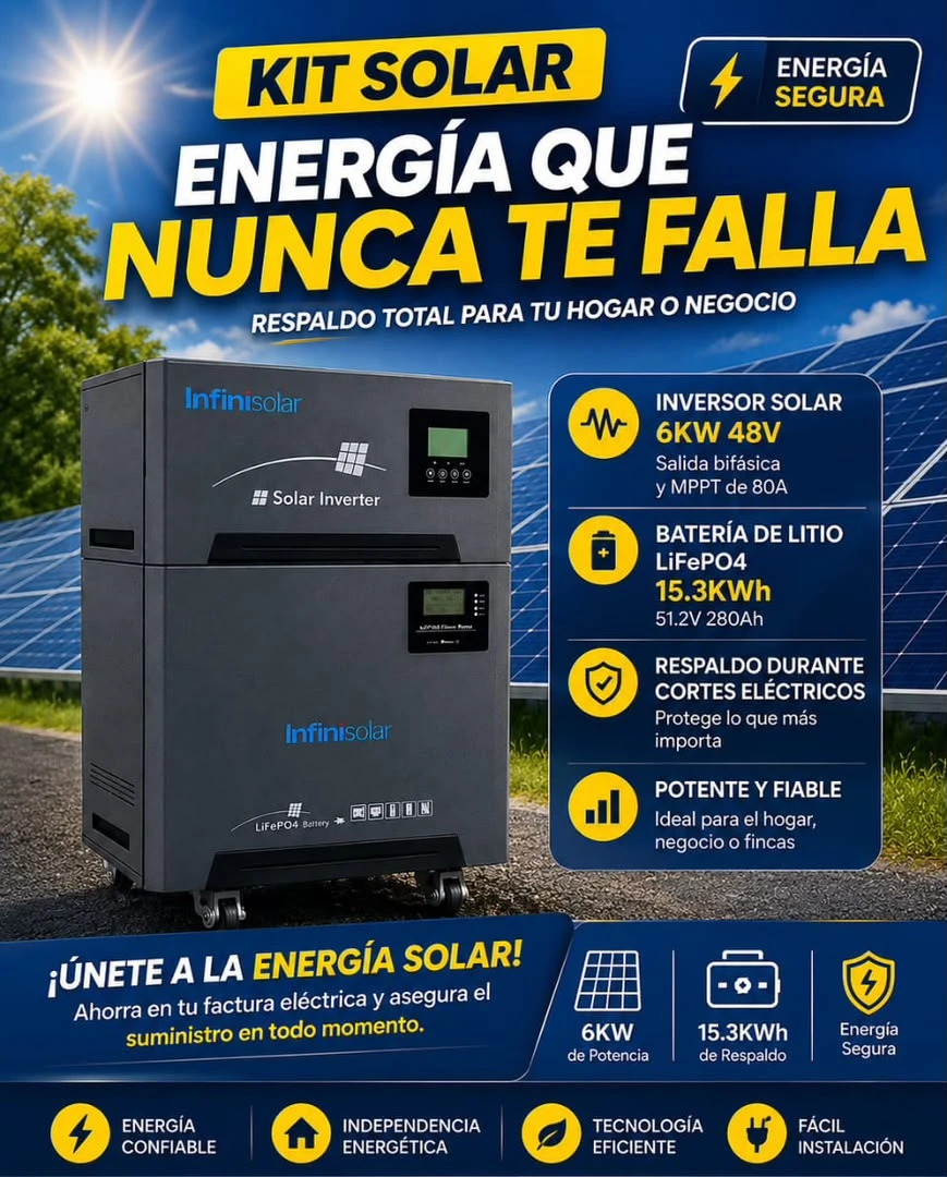 Kit Todo en Uno Infini Solar's foto | Don Manu |  BizneCubano